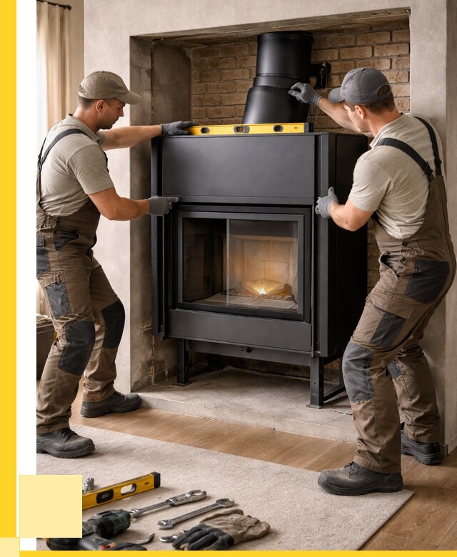 Установка каминных топок в Электростали под ключ от 18234 р. | ЭриданЭлк