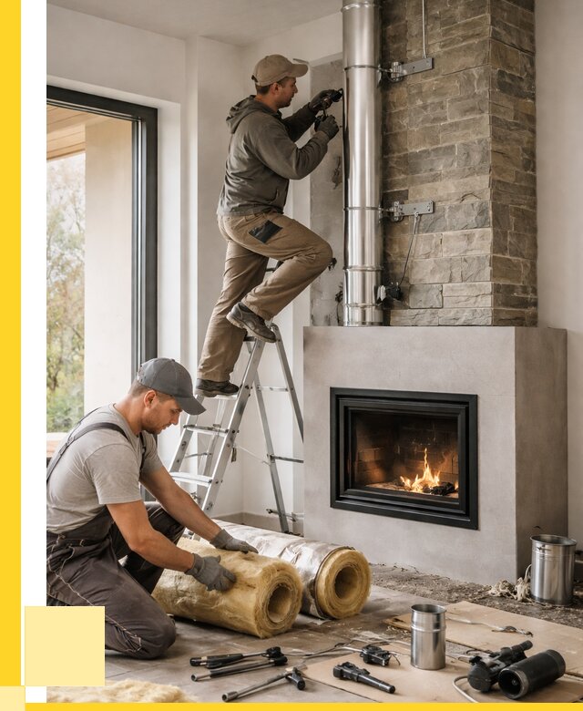 Монтаж дымоходов для каминов в Электростали от 15195 р. ЭриданЭлк