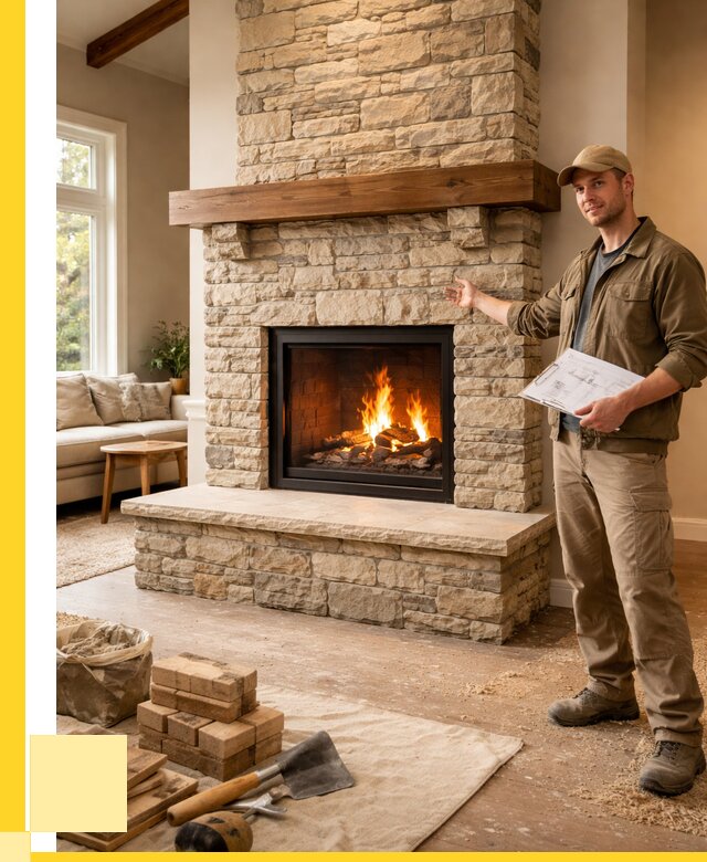 Камины под ключ в Электростали от 182340 р. | ЭриданЭлк — установка