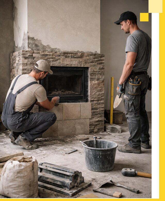 Камины под ключ в Электростали: проект, изготовление и монтаж