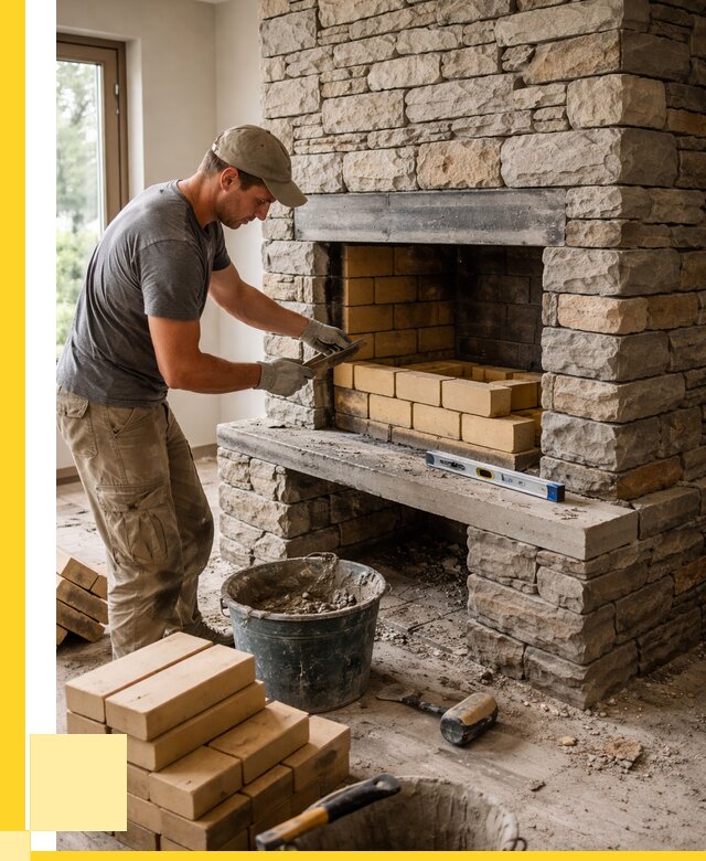 Кладка каминов и камина в Электростали от 25325 р. ЭриданЭлк