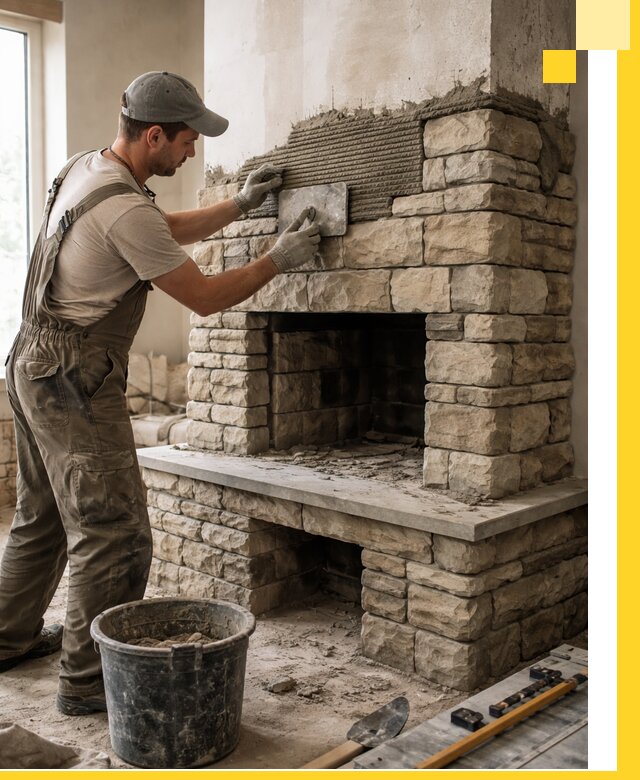 Строительство каминов под ключ в Электростали от проектирования до монтажа