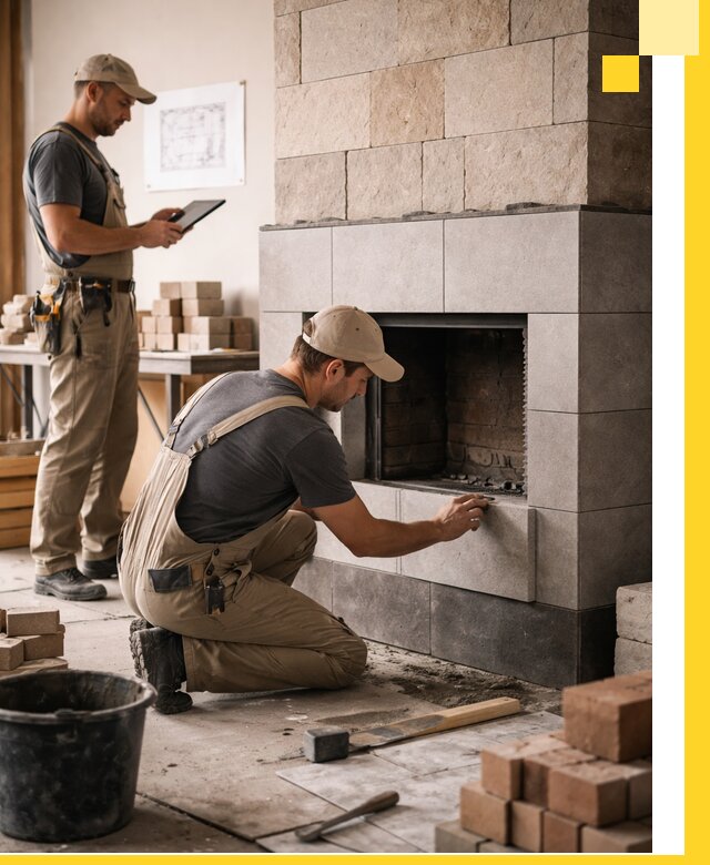 Индивидуальные проекты каминов и каминных систем в Электростали