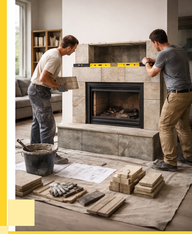 Монтаж каминов и установка в Электростали от 45585 р. | ЭриданЭлк