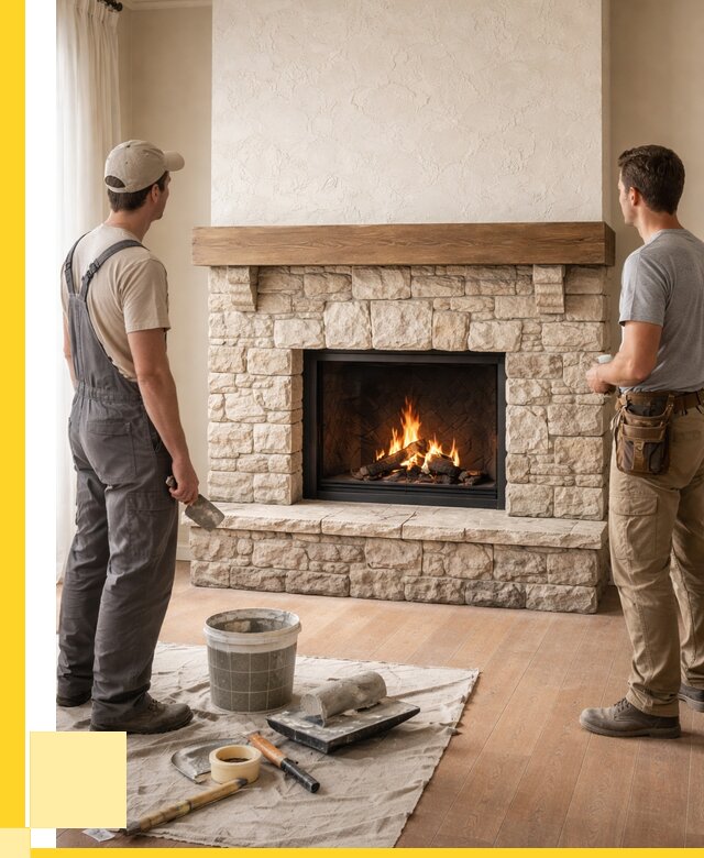 Отделка каминов в Электростали от 6585 р. под ключ | ЭриданЭлк