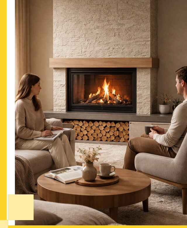 Камины со стеклом в Электростали от 182340 р. | ЭриданЭлк — топки 3 стекла