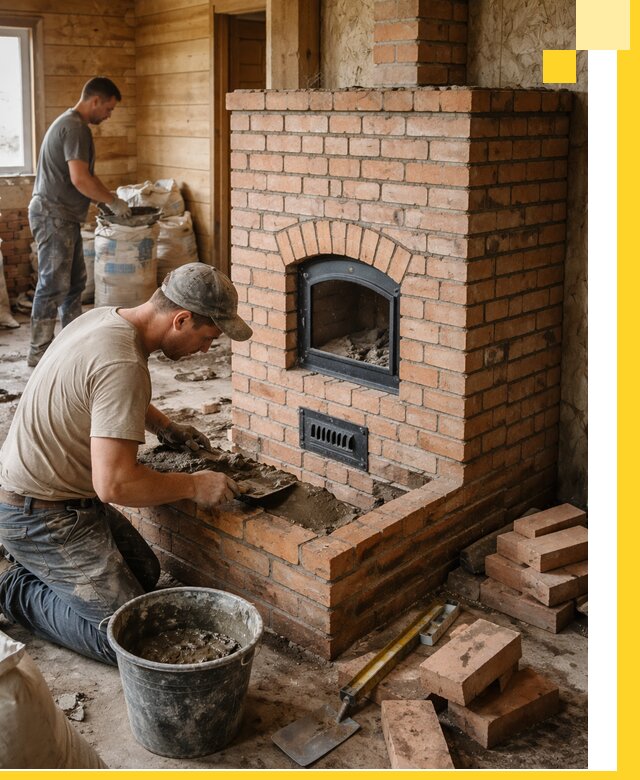 Профессиональное строительство печей в Электростали под ключ