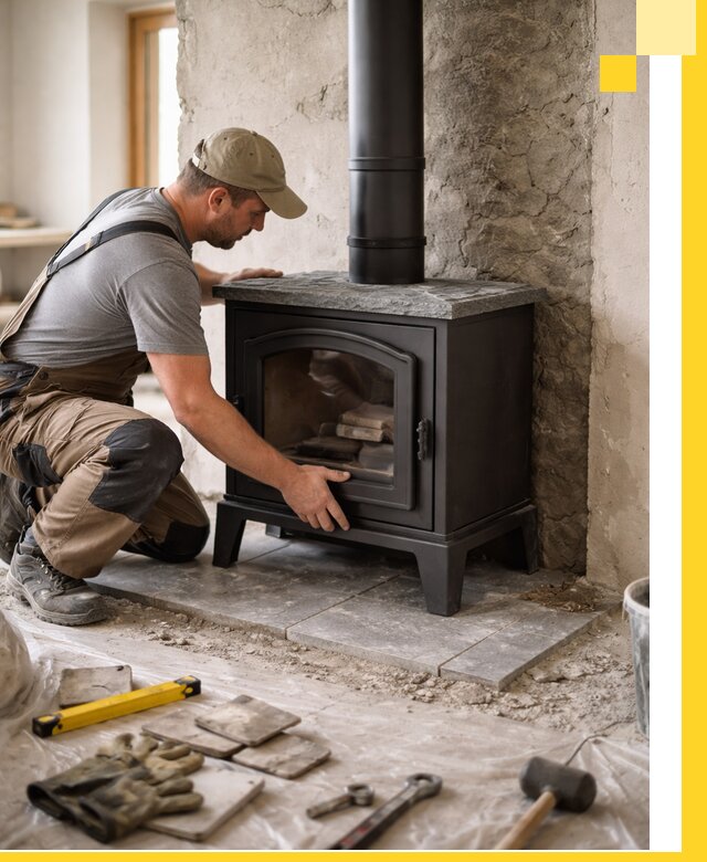 Профессиональный монтаж печей и каминов в Электростали под ключ