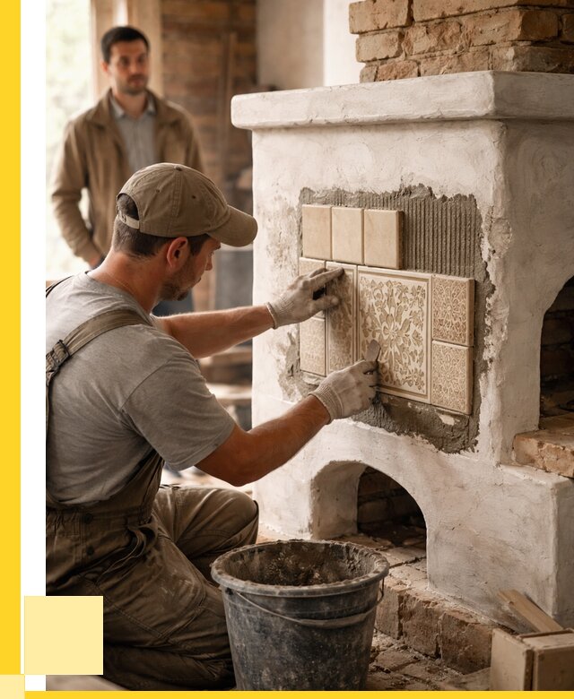 Отделка печей и банных печей в Электростали от 35455 р. | ЭриданЭлк