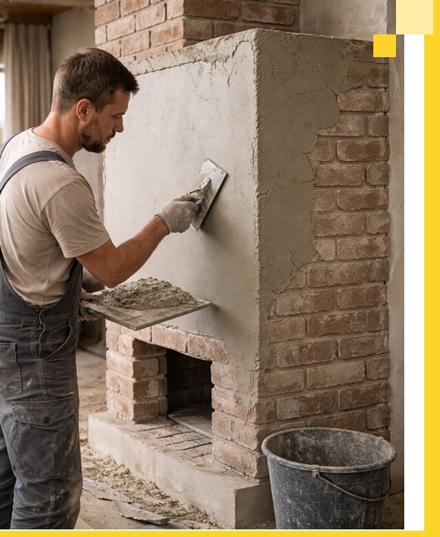 Отделка печей и облицовка каминов в Электростали под ключ