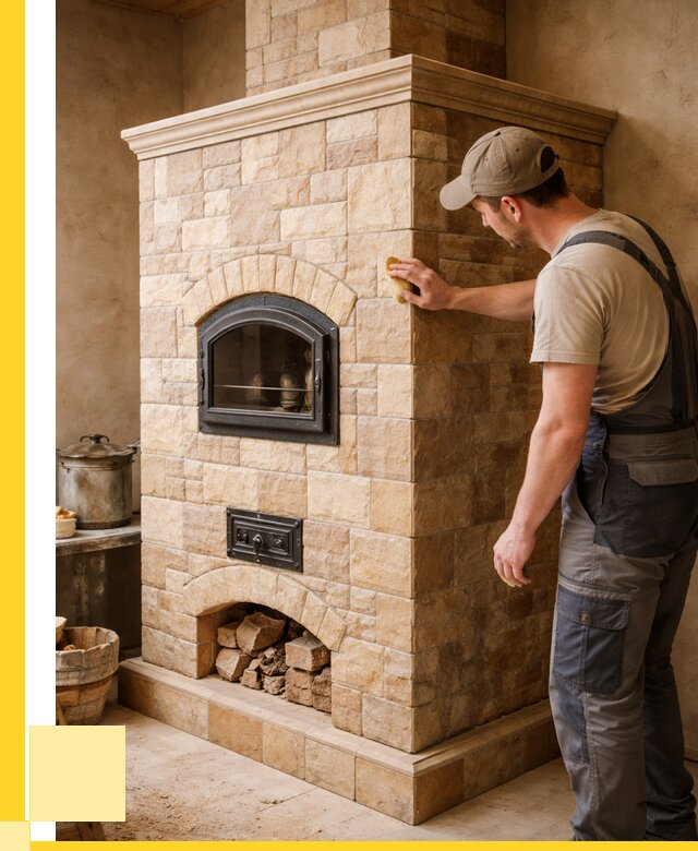 Облицовка печей в Электростали от 4559 р. под ключ | ЭриданЭлк