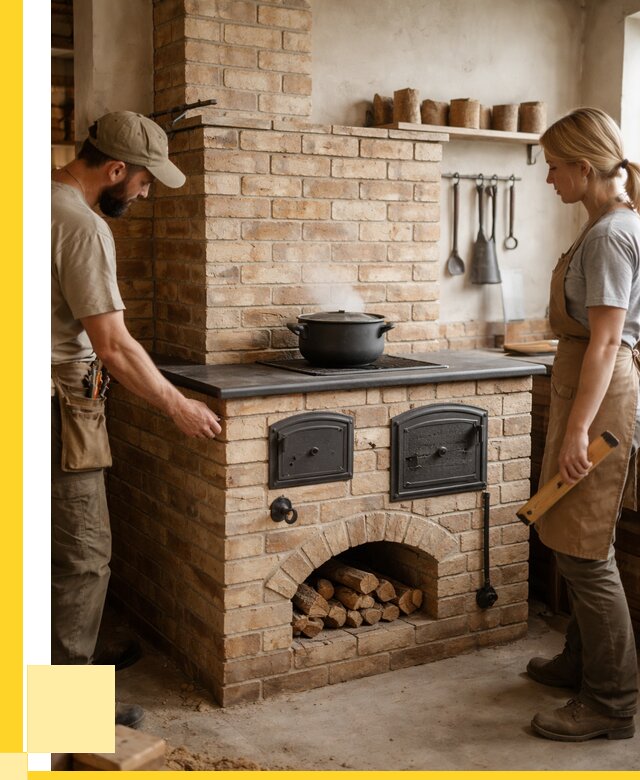 Варочно отопительные печи в Электростали от 91170 р. | ЭриданЭлк