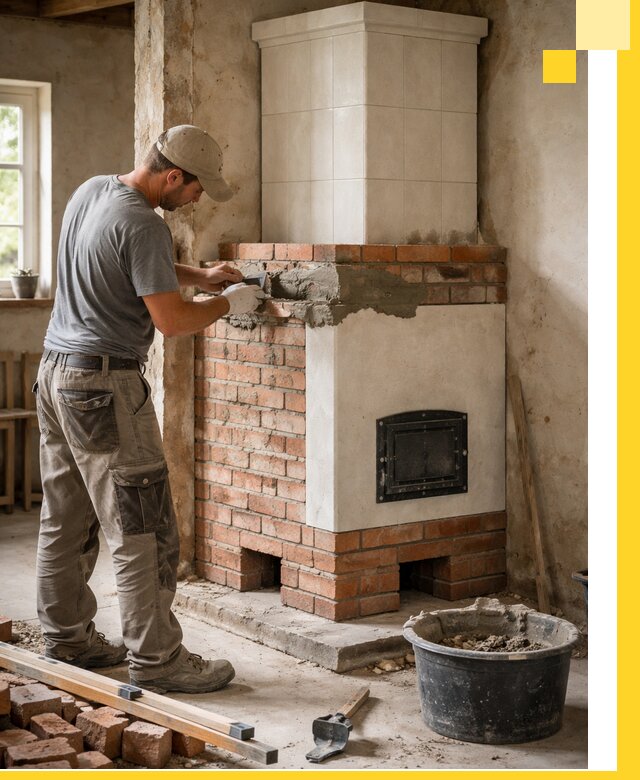 Изготовление и установка печей-голландок под ключ в Электростали