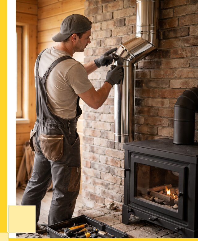 Монтаж дымоходов для печей в Электростали от 7598 р. | ЭриданЭлк