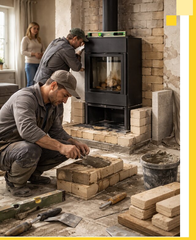 Печи и камины под ключ: проект, установка в Электростали