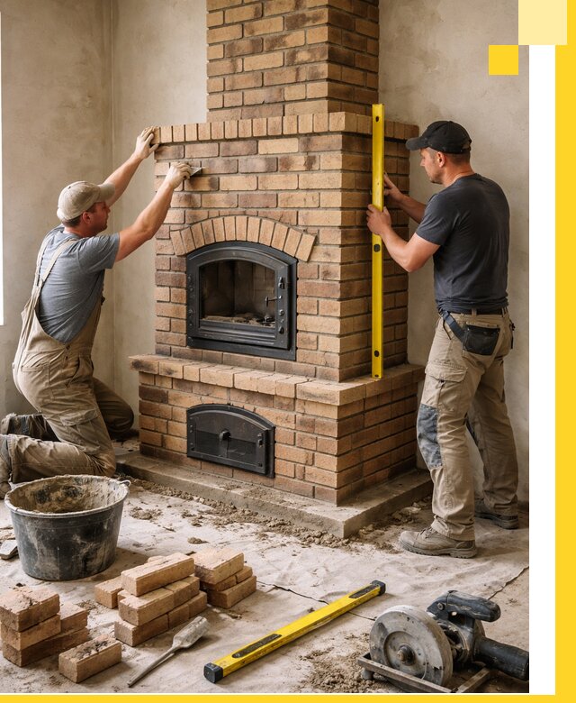 Продажа и установка печей и каминов для дома под ключ в Электростали