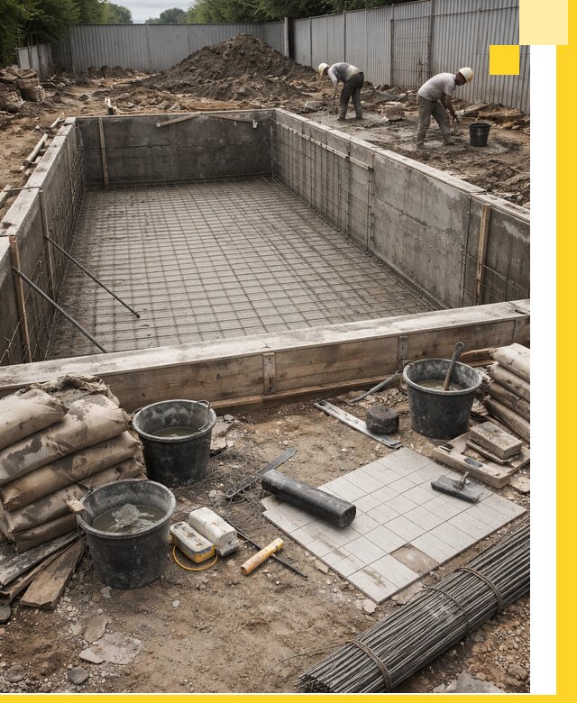 Строительство бассейнов под ключ в Электростали, дизайн и монтаж