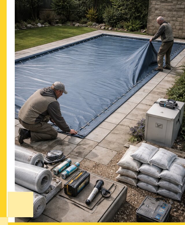 Консервация бассейнов в Электростали под ключ от 6585 р. | ЭриданЭлк