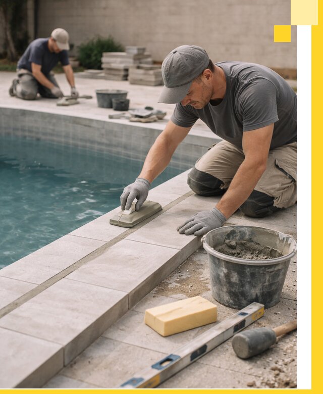 Отделка бассейнов в Электростали: декоративная отделка и гидроизоляция