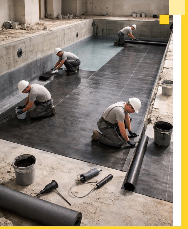 Профессиональная гидроизоляция бассейнов и чаш в Электростали под ключ