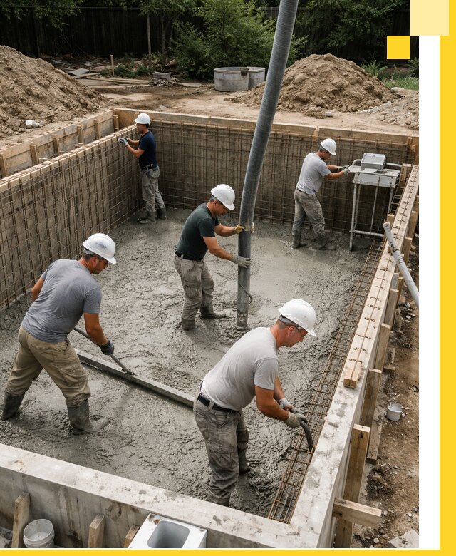 Строительство бетонных бассейнов под ключ в Электростали