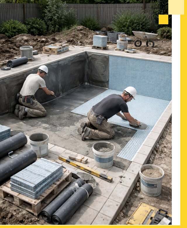 Проектирование и строительство стационарных бассейнов в Электростали