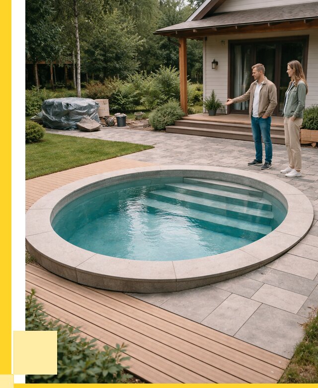 Бассейн на даче под ключ в Электростали от 202600 р., ЭриданЭлк