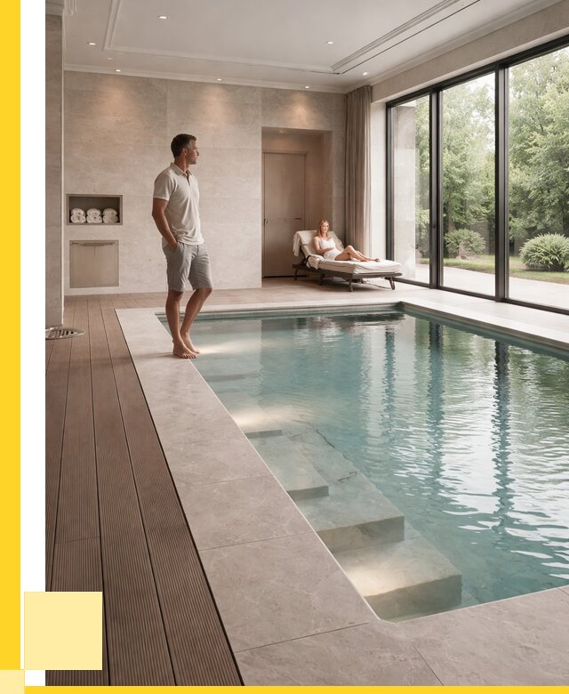 Бассейны в коттедже под ключ в Электростали от 1215600 р. | ЭриданЭлк