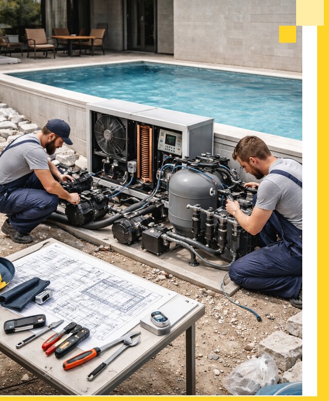 Проектирование и монтаж бассейнов с подогревом в Электростали