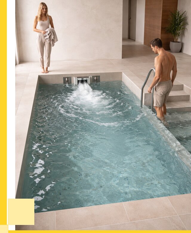 Бассейн с противотоком в Электростали от 253250 р. | ЭриданЭлк