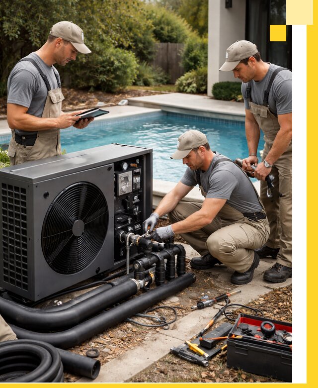 Проектирование и установка тепловых насосов для бассейнов в Электростали