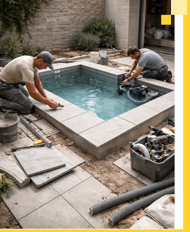 Мини бассейны под ключ в Электростали, дизайн и установка