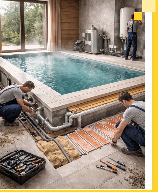 Проектирование и строительство тёплых бассейнов в Электростали