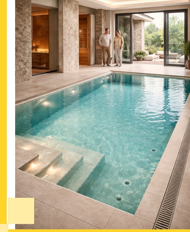 Бассейн во дворе в Электростали: проект, отделка от 1215600 р. | ЭриданЭлк