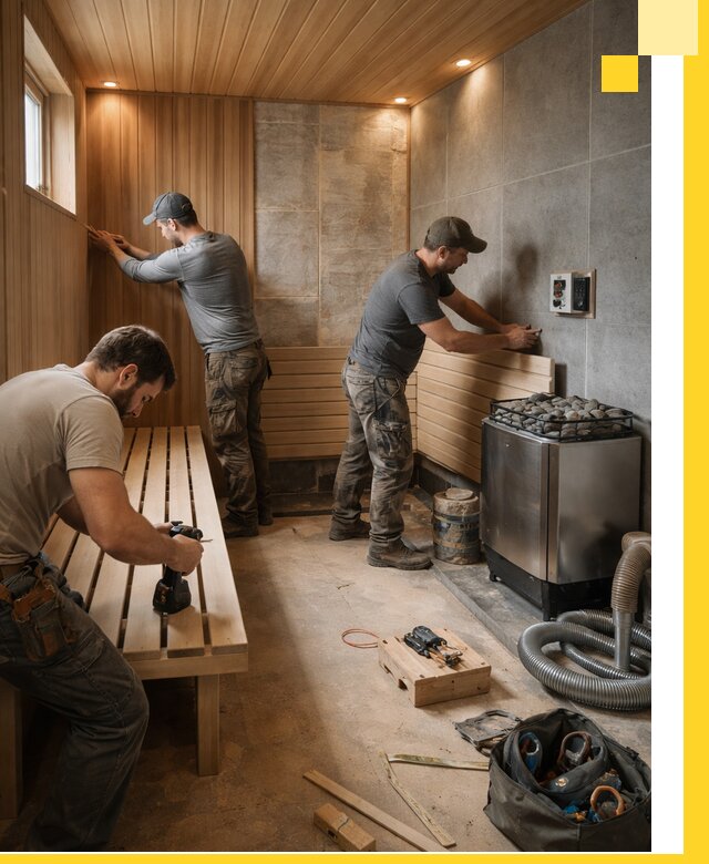 Сауны под ключ в Электростали, проектирование, строительство, отделка