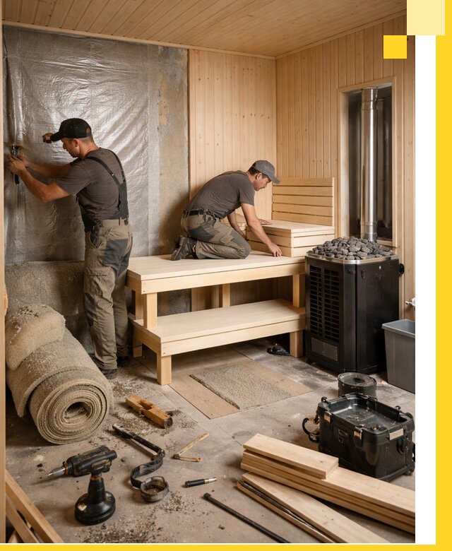 Проекты саун под ключ в Электростали дизайн и строительство