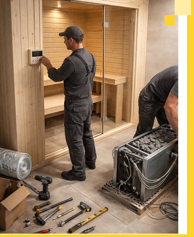 Поставка, установка и монтаж электрических саун в Электростали