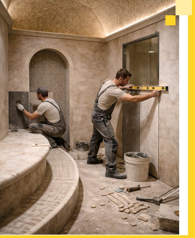 Проектирование и строительство саун с хамамом под ключ в Электростали