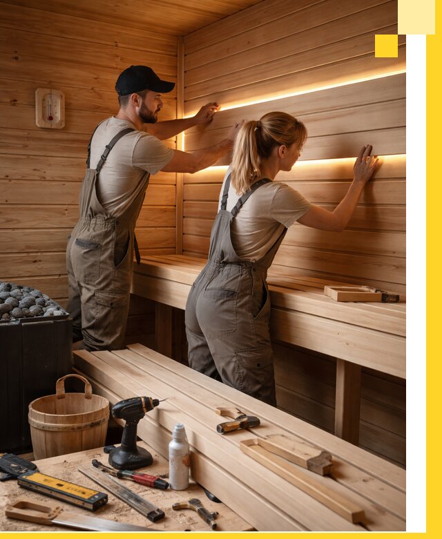 Дизайн саун и бань под ключ с индивидуальным проектом в Электростали