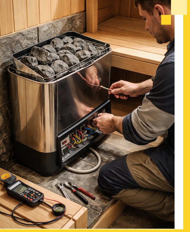 Продажа и установка электрокаменок для саун в Электростали