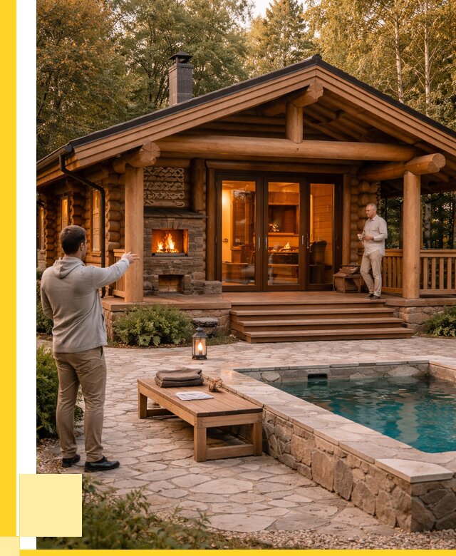 Проекты бань и хамам в Электростали от 25325 р. | ЭриданЭлк