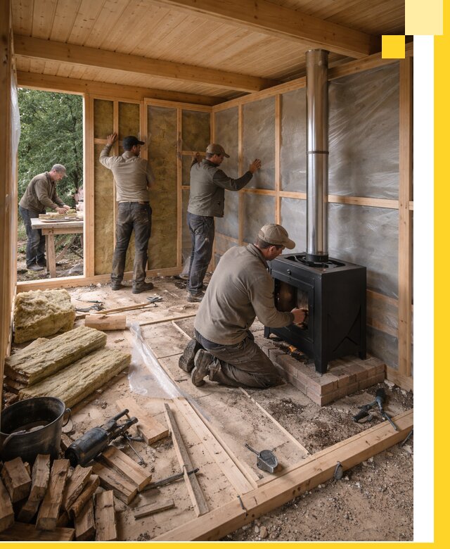 Профессиональный монтаж бань под ключ в Электростали для дома