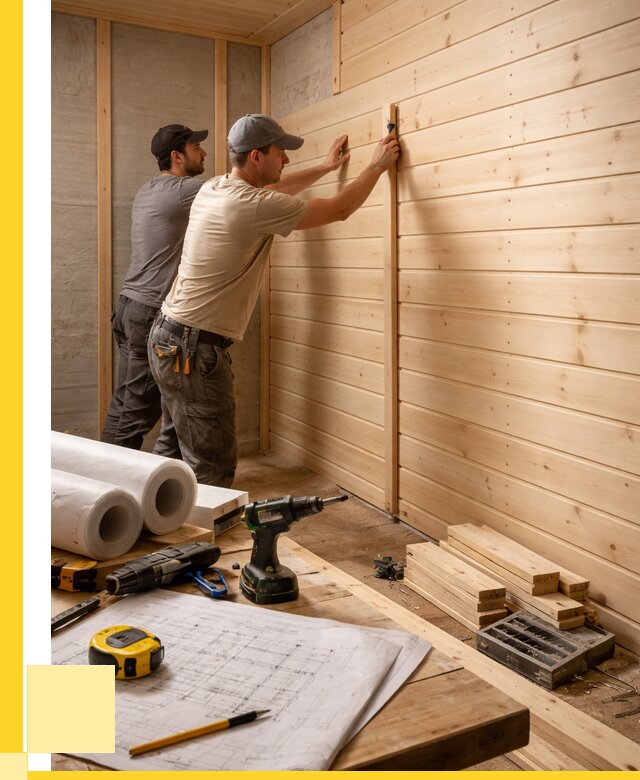 Обшивка бани вагонкой в Электростали от 1216 р., ЭриданЭлк