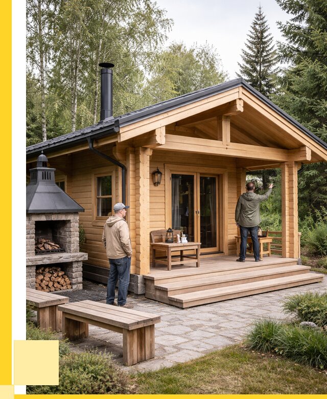 Деревянные бани под ключ в Электростали от 455850 р. | ЭриданЭлк