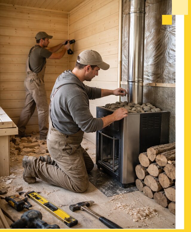 Строительство деревянных бань под ключ в Электростали проекты и монтаж