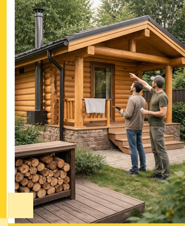 Бани для дачи под ключ в Электростали от 253250 р. | ЭриданЭлк