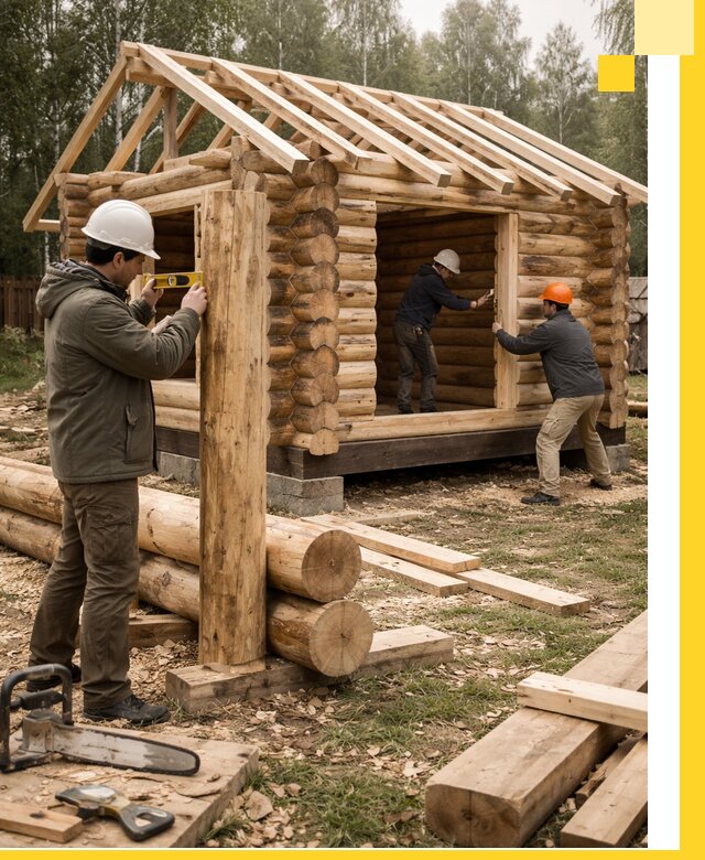 Строительство бань для дачи под ключ в Электростали с доставкой и монтажом