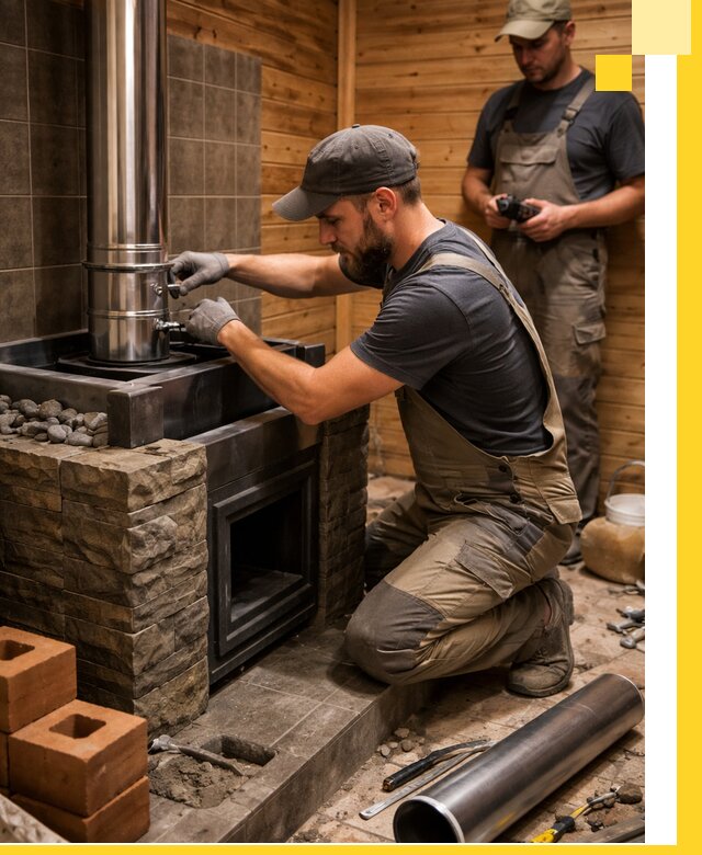 Изготовление и установка банных печей под ключ в Электростали