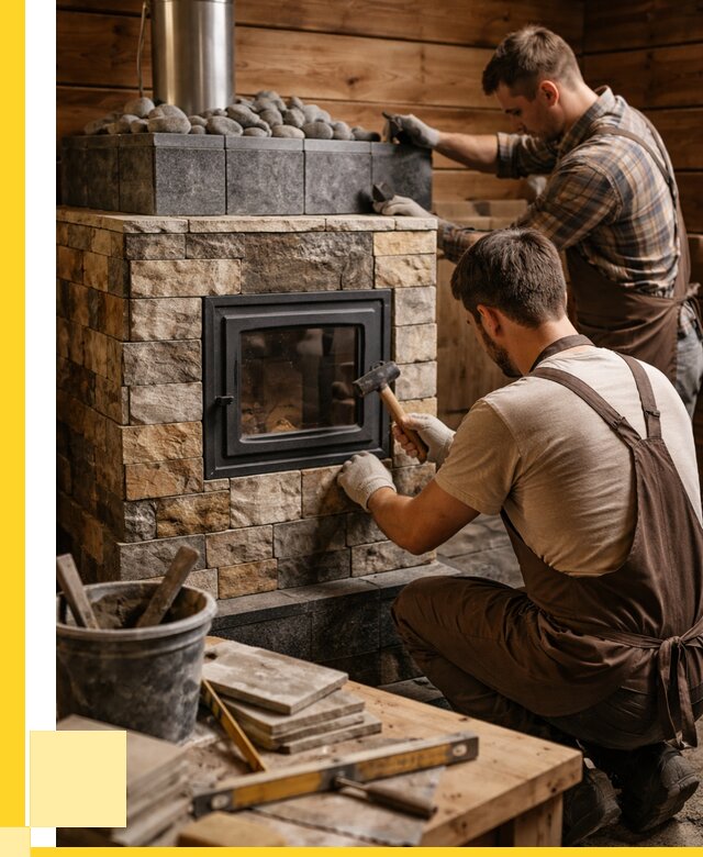 Облицовка банной печи в Электростали от 15195 р. | ЭриданЭлк