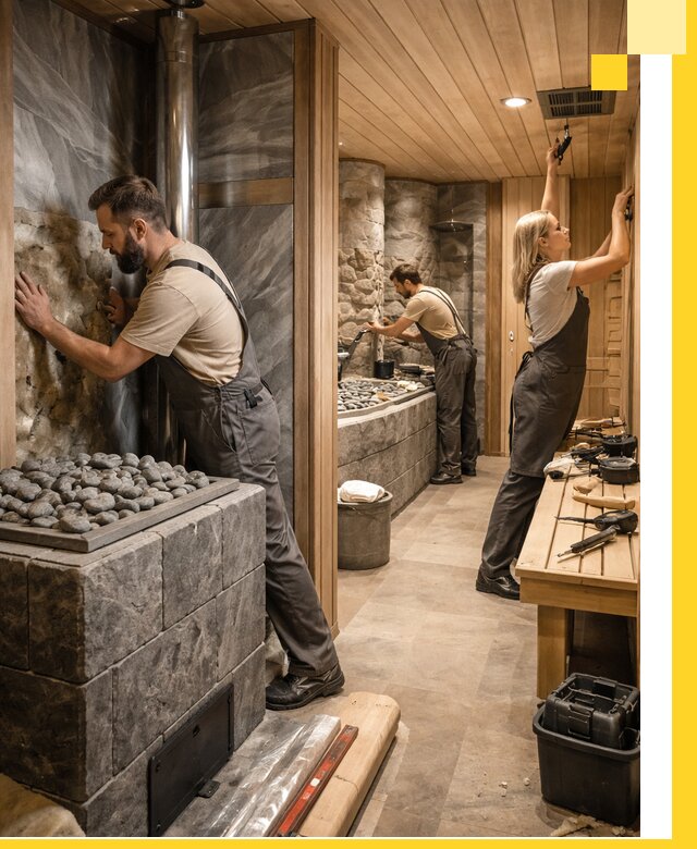 Строительство бань и SPA процедур в Электростали под ключ и отделкой